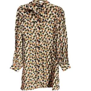 New Wild Pony Western button down shirt dress women’s XS from ModCloth